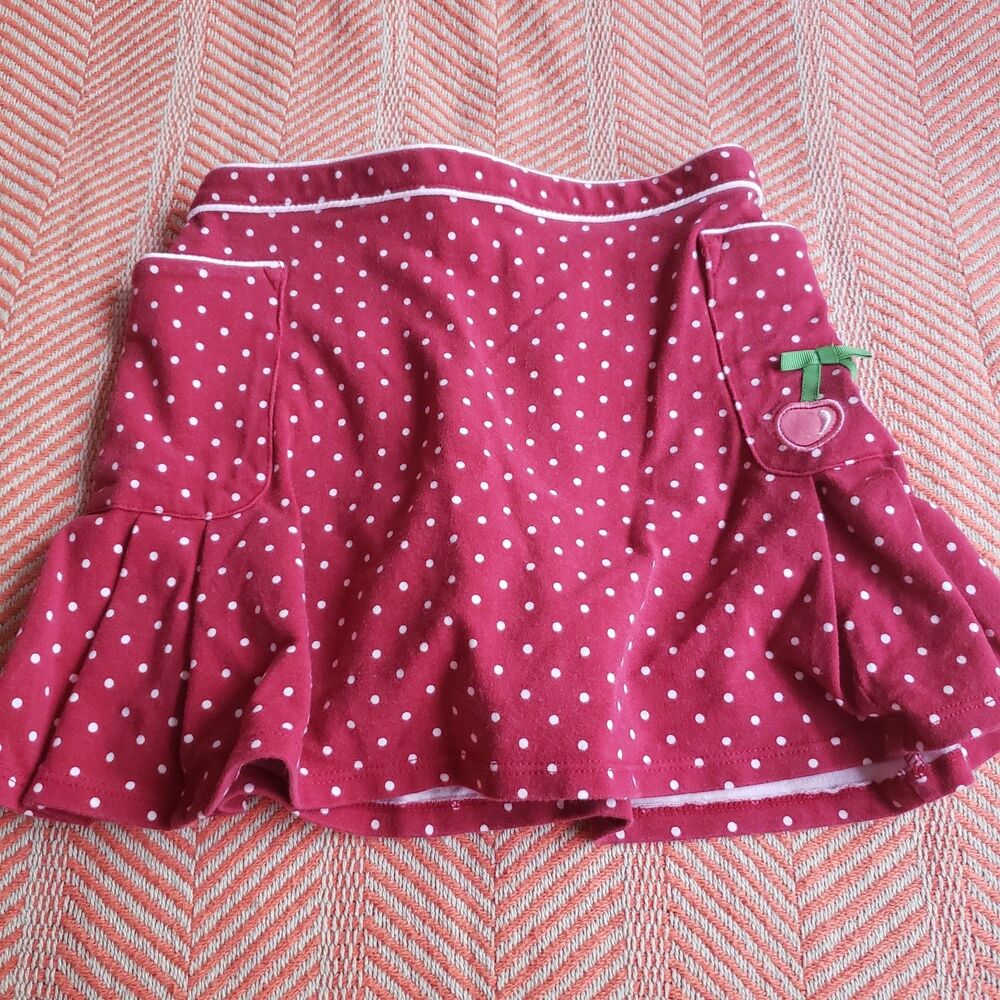 Vintage Gymboree Cherry Pie Polka Dot Skort Sz. 5 Back to School/Portraits
